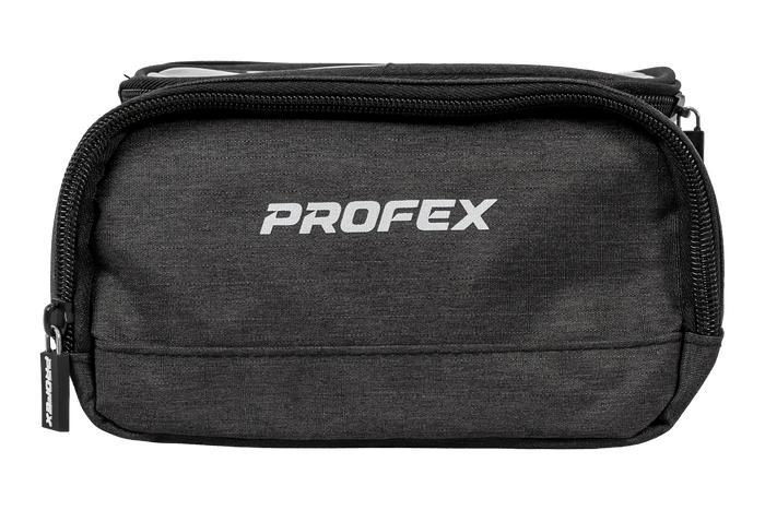Bolsa de quadro para bicicleta PROFEX 93015 com 2 bolsos e compartimento para celular