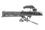 Engate de bola KNOTT KQ14-A+KZE7.5 para reboque de 750 kg com barra de tração tipo V