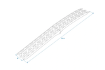 Rampas dobráveis ​​ProPlus 390096 em alumínio para reboques, 220 cm, 680 kg, conjunto de 2