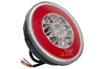 Lanterna traseira universal TT TECHNOLOGY TT.12008 Glo-Trac LED para hambúrguer, 3 funções