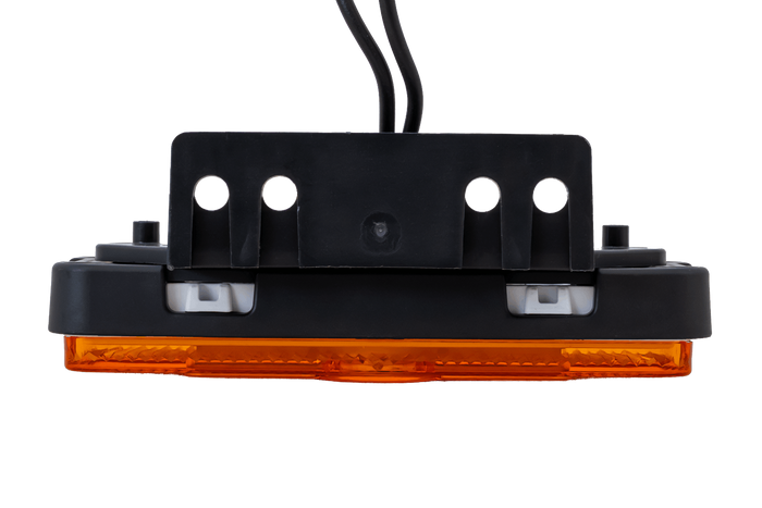 Lâmpada de sinalização LED WAŚ W254 2033, laranja, universal, com suporte.