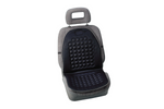 Almofada de massagem para assento de carro LAMPA, preta, com efeito de massagem.