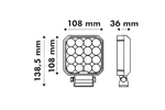 Refletor de trabalho LED LAYTZ LY7107 64xLED 6400lm quadrado