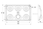 Lâmpada LED HORPOL LWD2156 de 900lm para interior de carro com sensor de movimento
