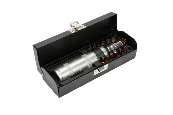Conjunto de chaves de impacto com pontas magnéticas YATO YT-28015, 15 peças.