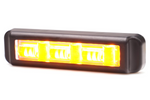 Lâmpada de advertência WAŚ 2466 W285 LED intermitente laranja MASTER/SLAVE