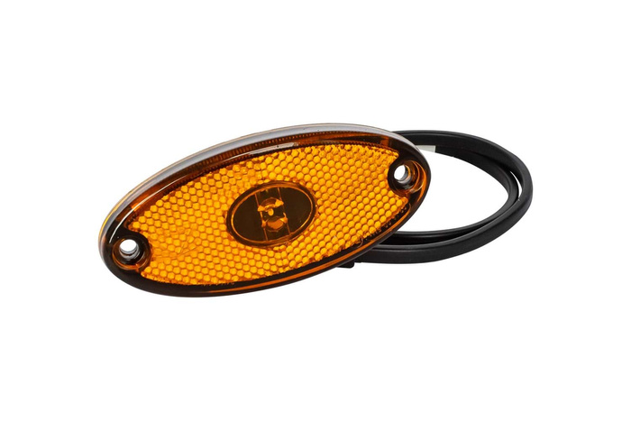 Conjunto de duas lâmpadas de marcação LED ASPÖCK FLATPOINT II, laranja, universal