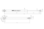 Dispositivo de inércia/amortecedor de freio AL-KO 90S para reboque de 1000 kg