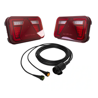 Lanternas traseiras de LED ASPÖCK MULTILED IV + chicote de cabos ASPÖCK de 5 m e 13 pinos