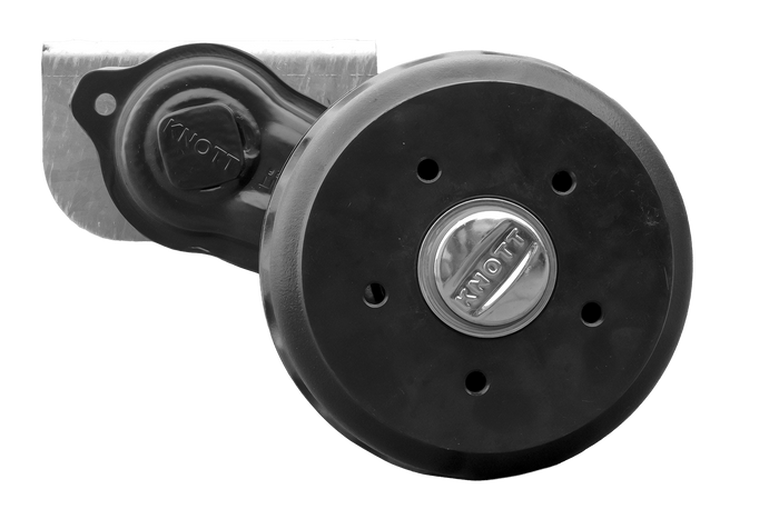 Eixo com freio KNOTT P11359.014 VGB13 para reboque de barco, 1350 kg, 1500 mm, 2000 mm, 5x112