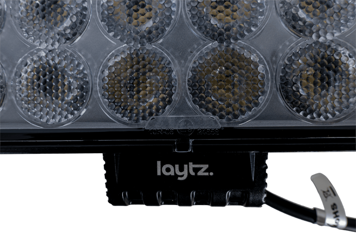 Refletor retangular para lâmpada de trabalho LED LAYTZ LY7305 com 72 LEDs e 7000 lm