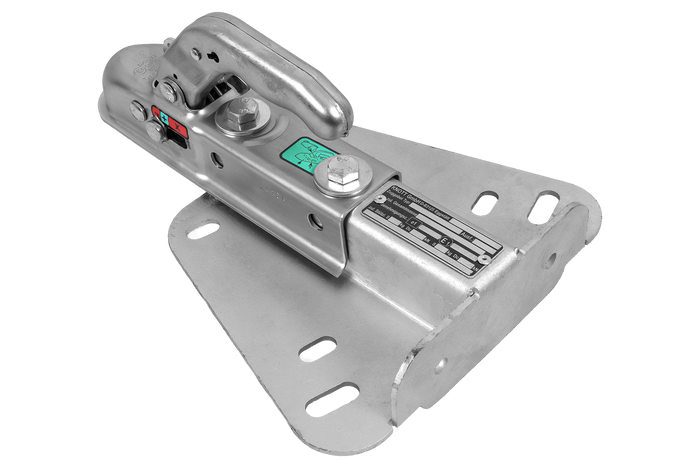 Engate de bola KNOTT K7.5-H+KZE7.5 para reboque de 750 kg com barra de tração tipo V