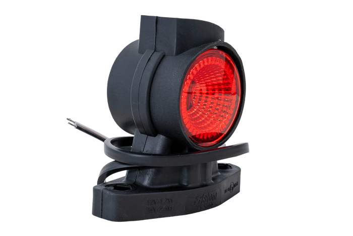 Lâmpada de marcação LED direita FRISTOM FT-140A em braço de borracha