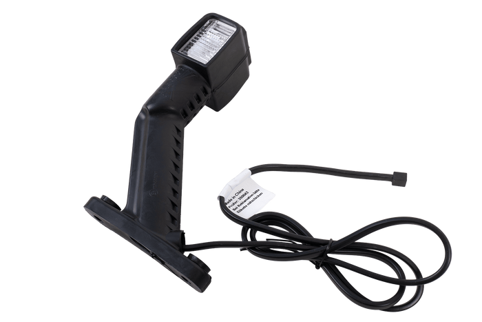 Luz de sinalização lateral direita ASPÖCK SUPERPOINT IV LED em braço de borracha