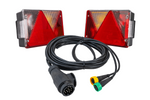 Luzes traseiras ASPÖCK MULTIPOINT IV + chicote MANTES 4m 13PIN