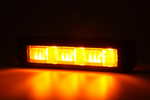 Lâmpada de advertência WAŚ 2466 W285 LED intermitente laranja MASTER/SLAVE