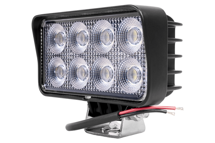 Refletor retangular para lâmpada de trabalho LED TT TECHNOLOGY BLACK TT.13306 com 32 LEDs e 2560 lm