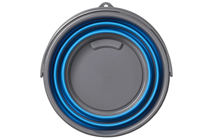 Balde/tigela dobrável de viagem ProPlus 370307V01 em silicone, 15L