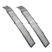 UNITRAILER ALR005 rampas dobráveis de aço para reboques, 200 cm, 500 kg, conjunto de 2