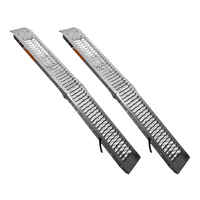 UNITRAILER ALR004B rampas dobráveis ​​de aço para reboques, 190 cm, 400 kg, conjunto de 2