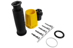 Conector à prova d'água MANTES para luzes traseiras de reboque, baioneta de 5 pinos, amarelo, lado esquerdo.