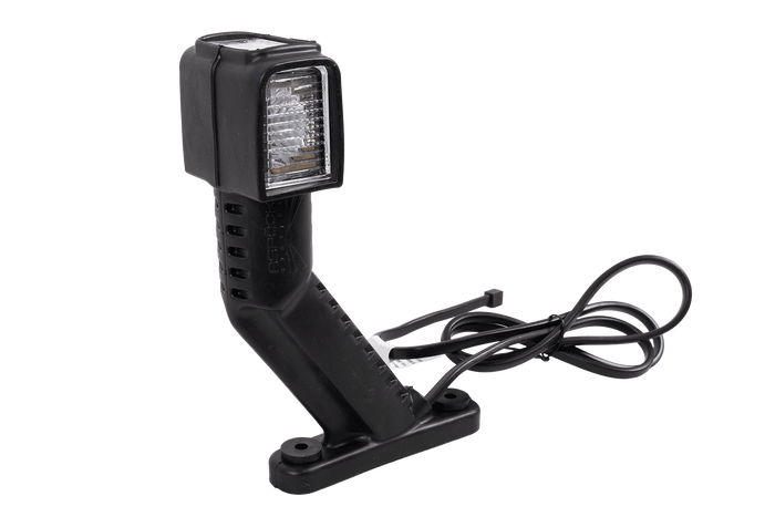Luz de sinalização lateral direita ASPÖCK SUPERPOINT IV LED em braço de borracha