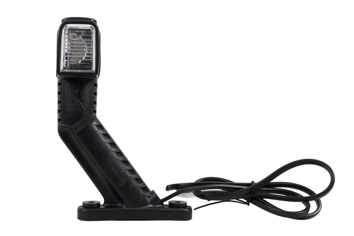 Luz de sinalização lateral direita ASPÖCK SUPERPOINT IV LED em braço de borracha