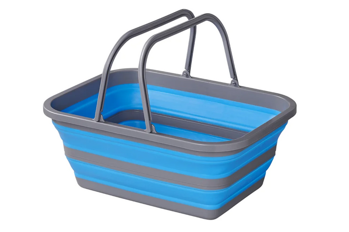 Tigela dobrável para viagem ProPlus 370303V01, tigela de silicone de 16 litros