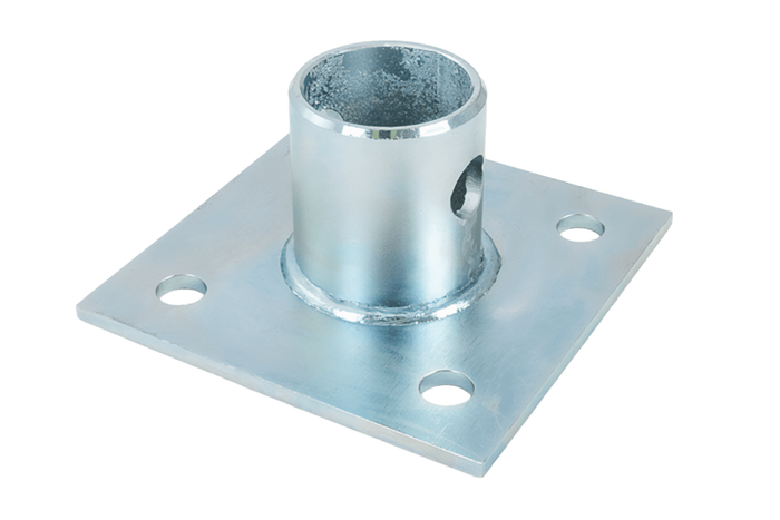 Suporte extensível com adaptador UNITRIALER TJ5002+TJ5002A para reboque plataforma de 1300 kg, 560-940 mm